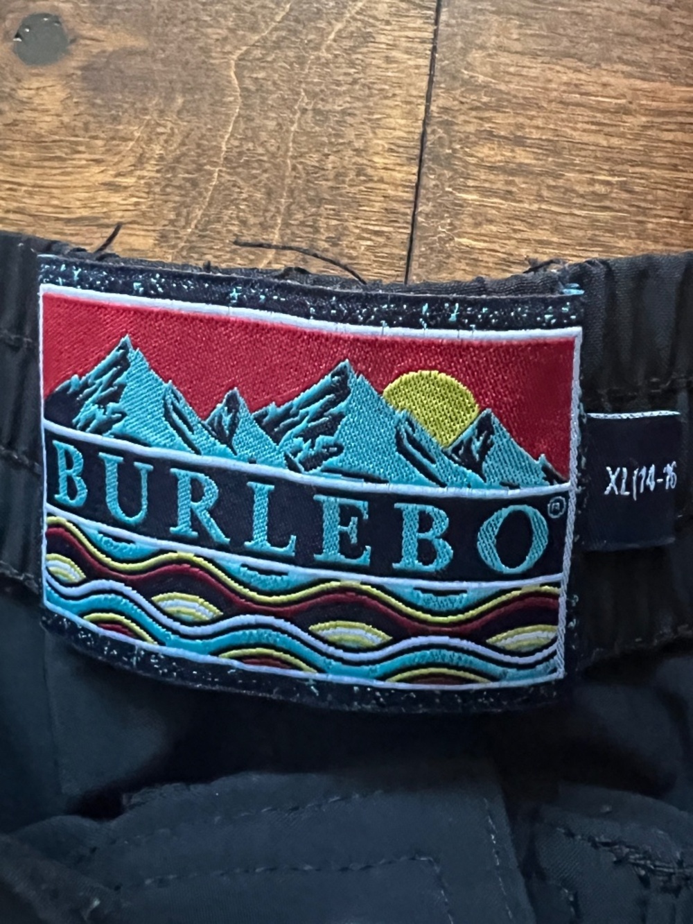 Burlebo Boys Youth Shorts XL 14-16 Sport Black Fishing Everyday Shorts - Picture 2 of 3